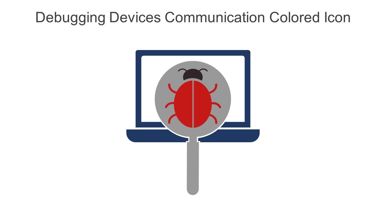 Debugging Devices Communication Colored Icon In Powerpoint Pptx Png And ...