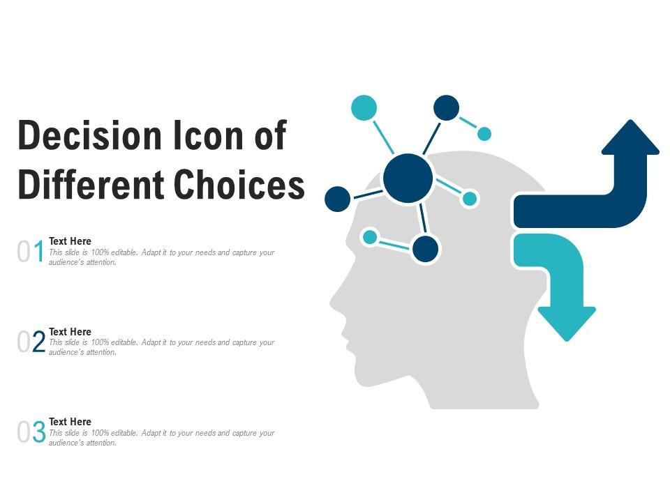 Decision icon of different choices Slide00