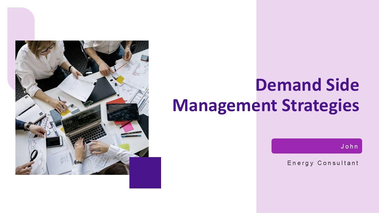 Demand Side Management Strategies PPT Demonstration ACP PPT PowerPoint