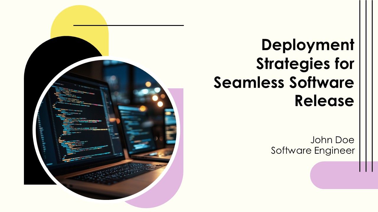 Deployment Strategies For Seamless Software Release PPT Mockup AT