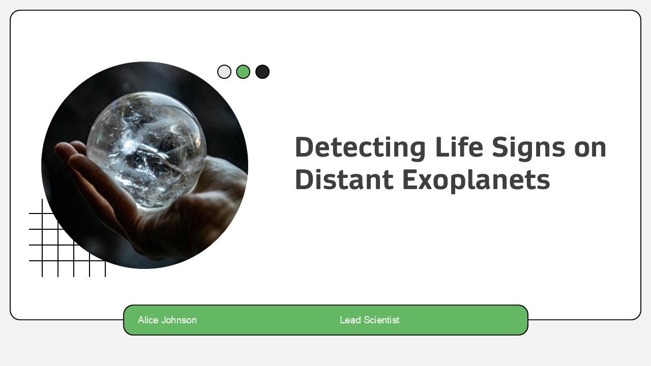 Detecting Life Signs On Distant Exoplanets PPT Demonstration AT Detecting Life Signs On Distant Exoplanets PPT Demonstration AT