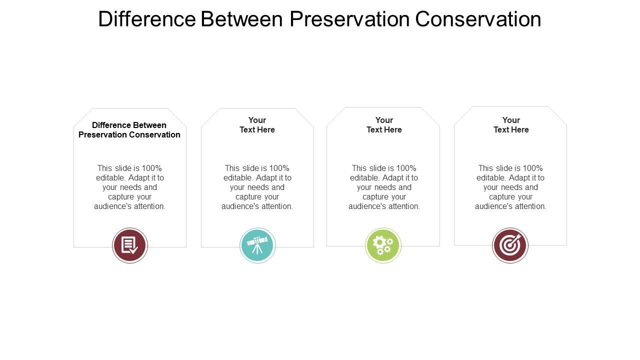 Difference Between Preservation Conservation Ppt Powerpoint Difference Between Preservation Conservation Ppt Powerpoint