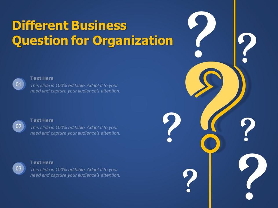business presentation questions