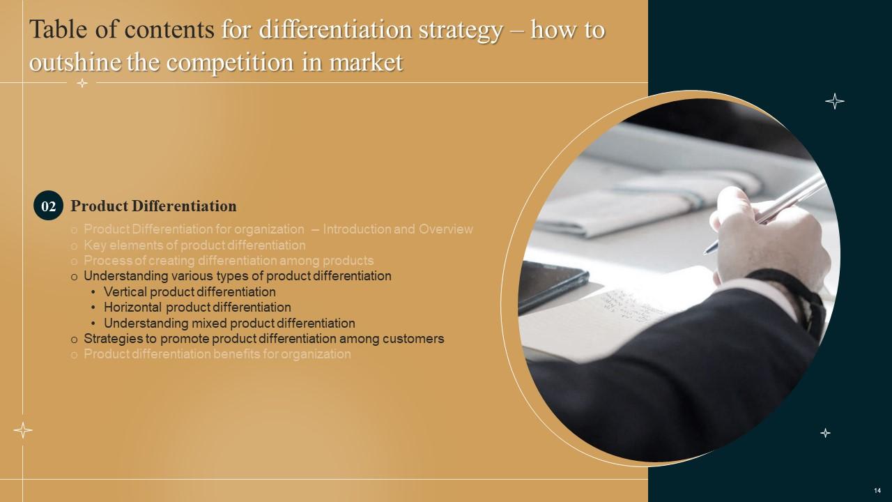 types of product differentiation strategies