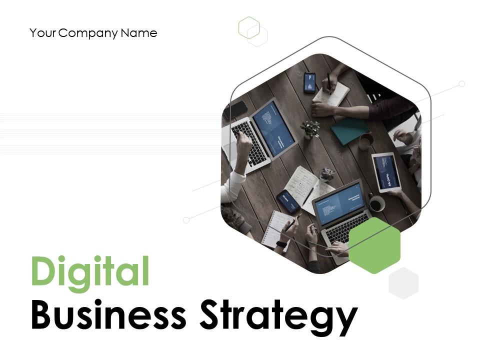 Digital Business Strategy Powerpoint Presentation Slides Slide01