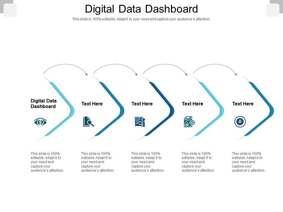 Digital data dashboard ppt powerpoint presentation gallery graphic images cpb