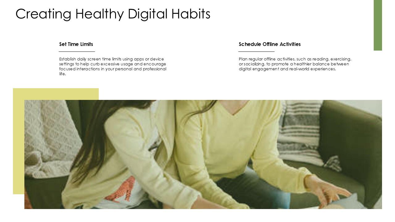 Digital Detox Reducing Screen Time Mental Health PPT Presentation ST AI ...