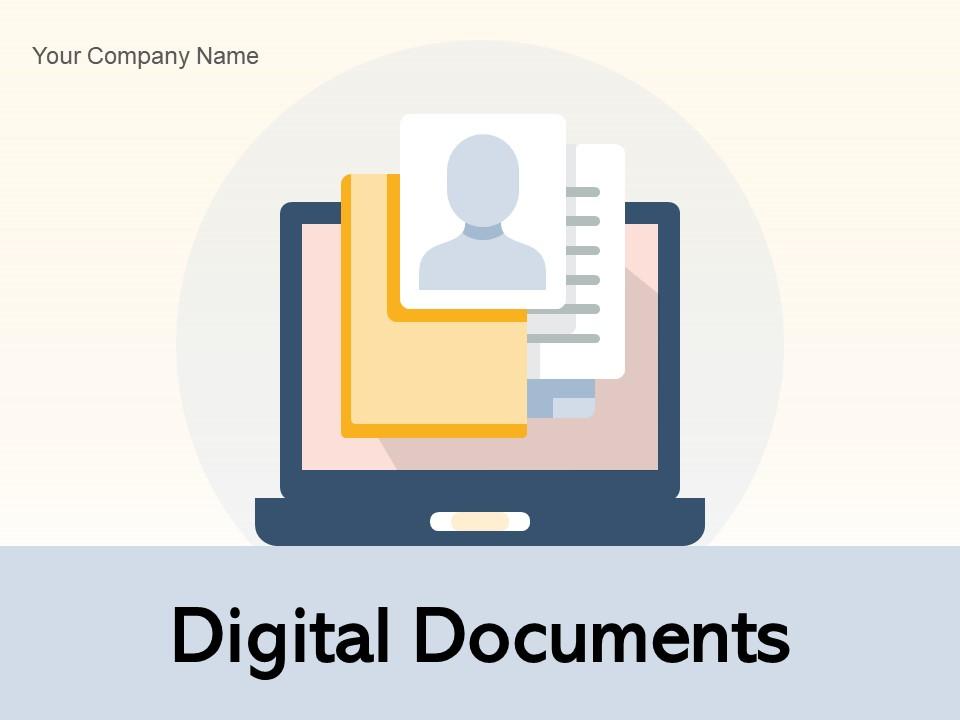 Digital Documents Authoritative Signature Certificate Compressed Storage Slide01