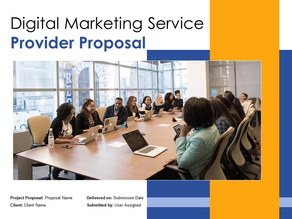 Digital marketing service provider proposal powerpoint presentation slides Slide00