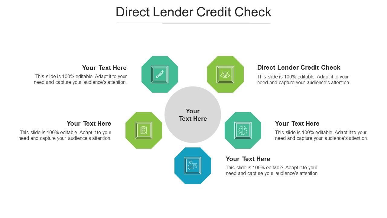 Direct Lender Credit Check Ppt Powerpoint Presentation Infographic ...
