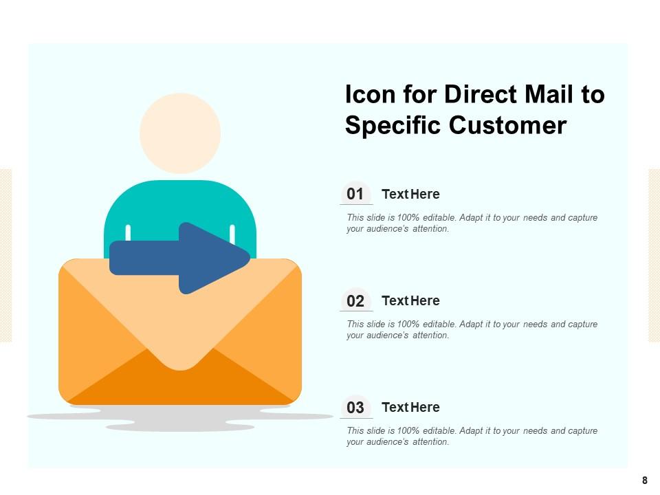 Direct Mail Marketing Campaign Target Addresses Customer Presentation