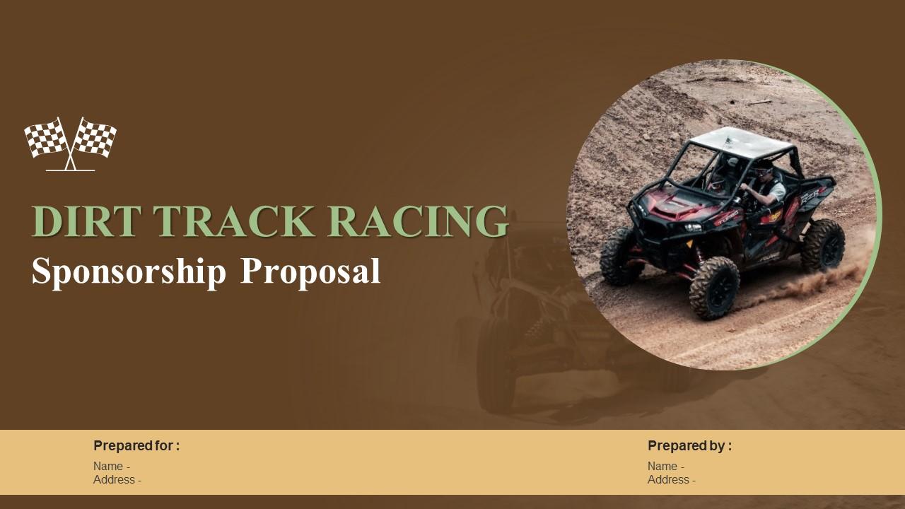 Dirt Track Racing Sponsorship Proposal Template