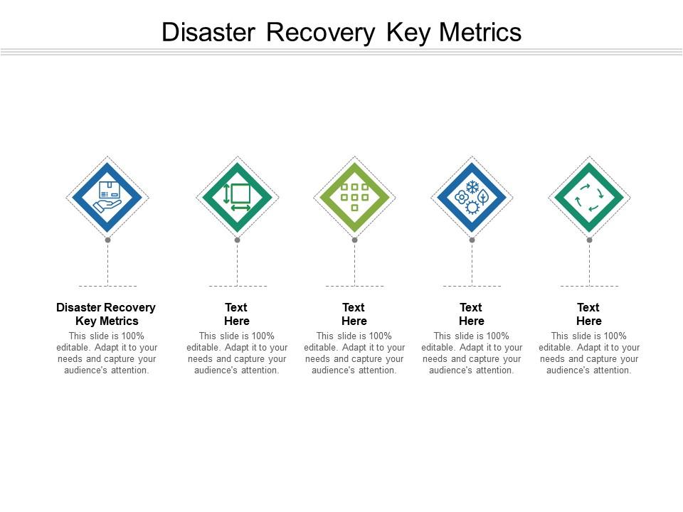Disaster recovery key metrics ppt powerpoint presentation model icons cpb