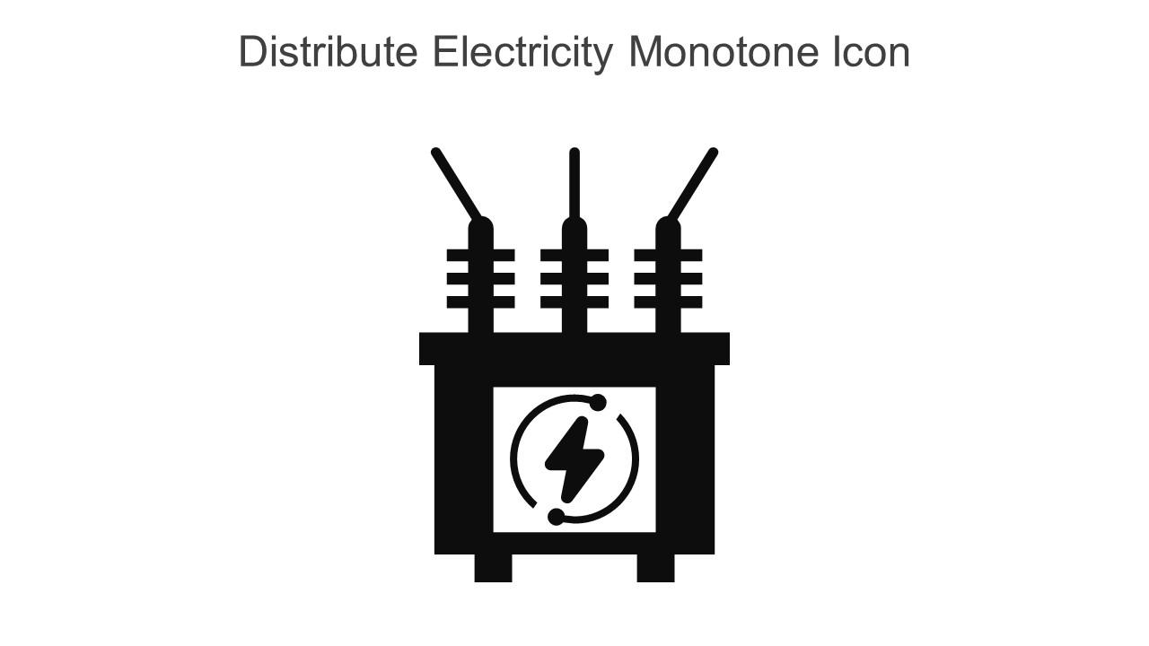 Distribute Electricity Monotone Icon In Powerpoint Pptx Png And Editable Eps Format Slide01