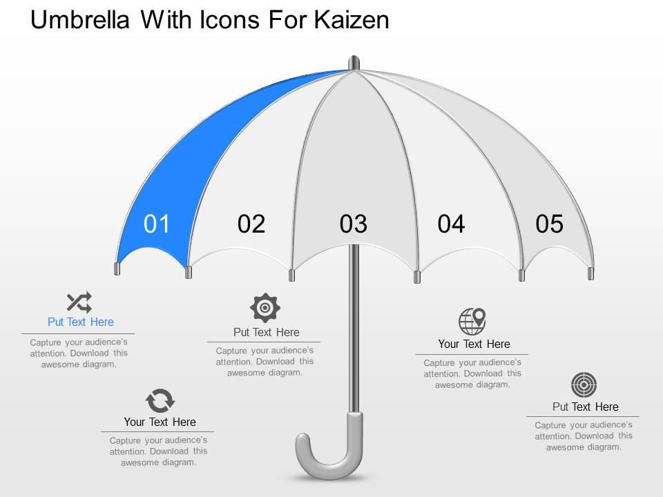 dn_umbrella_with_icons_for_kaizen_powerpoint_template_Slide01