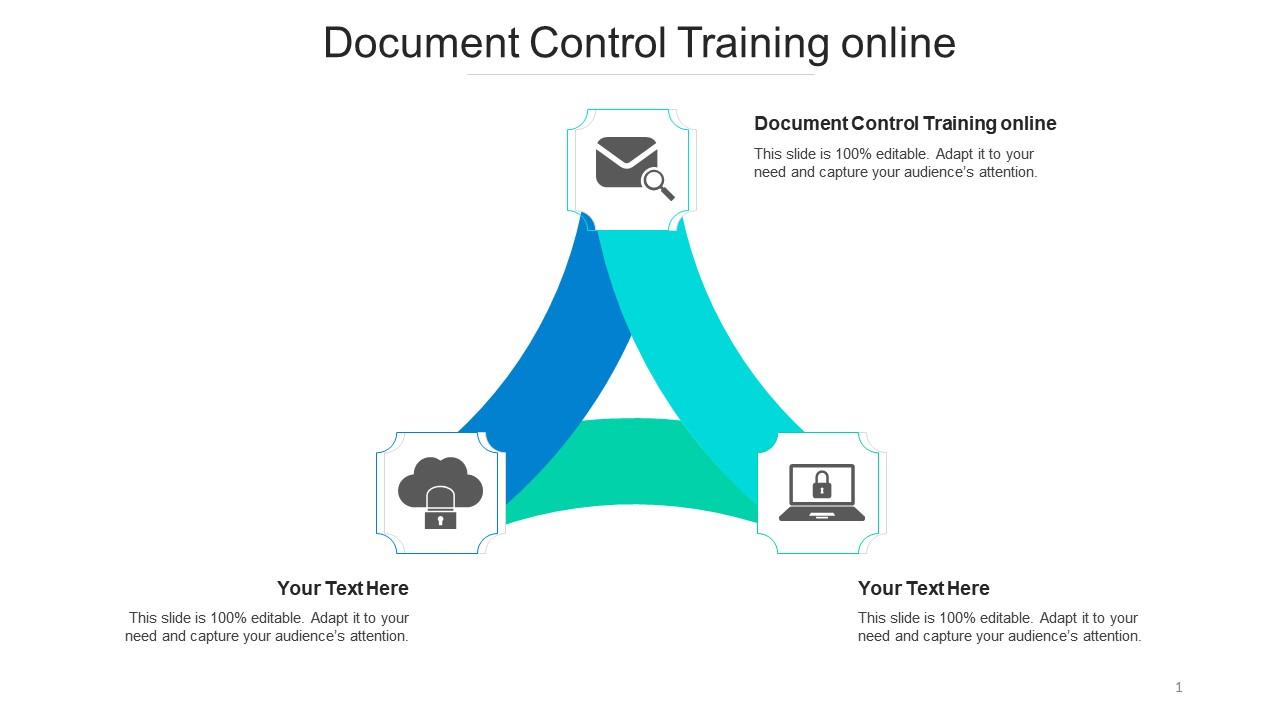 Document control training online ppt powerpoint presentation gallery elements cpb Slide01