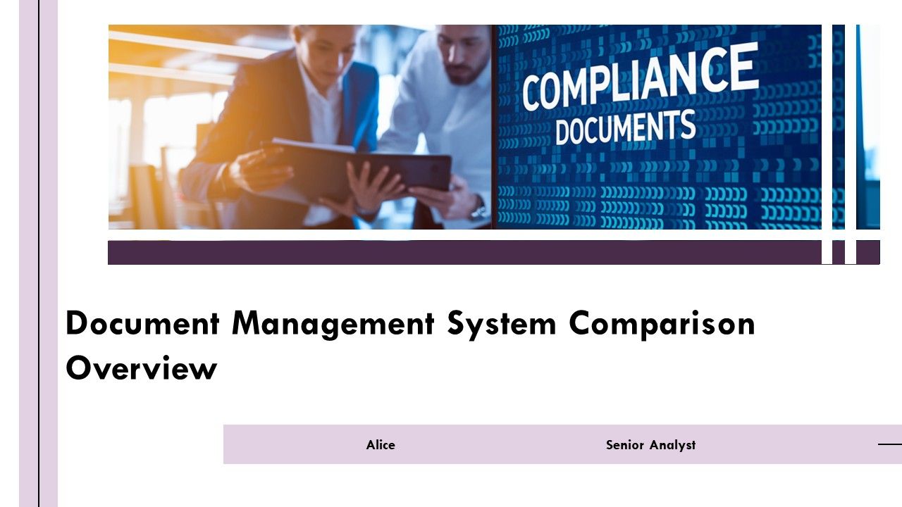 Document Management System Comparison Overview PPT Summary AT