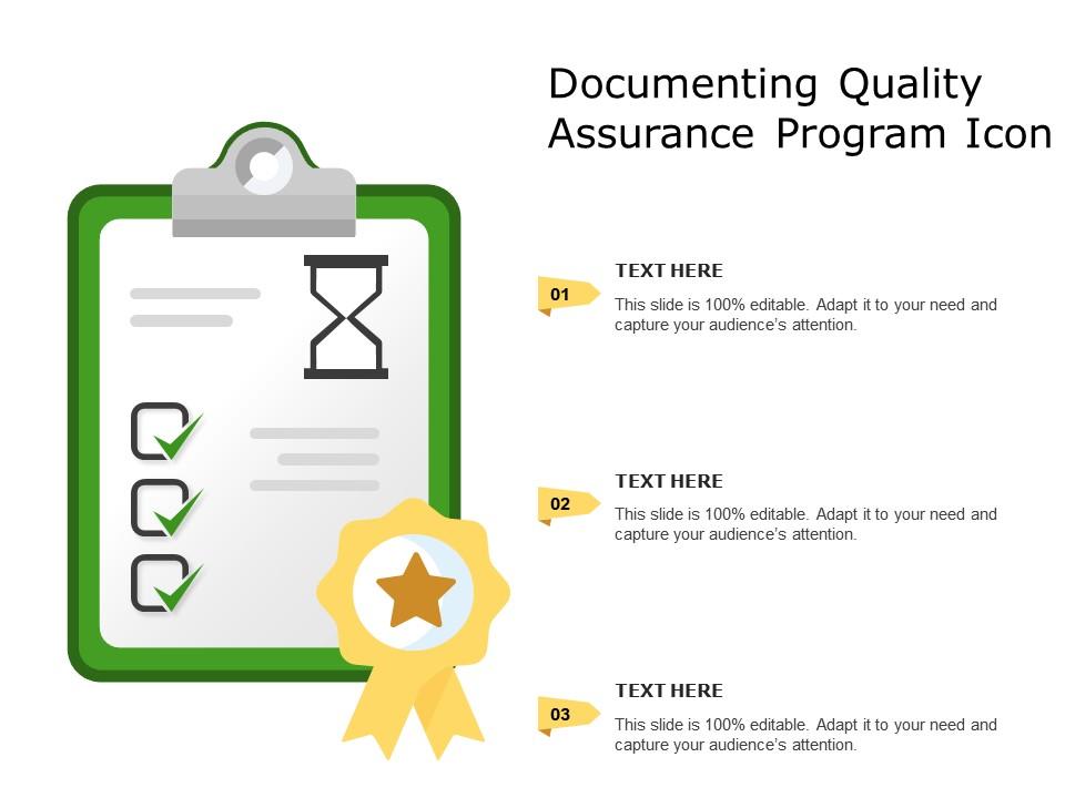 Documenting Quality Assurance Program Icon