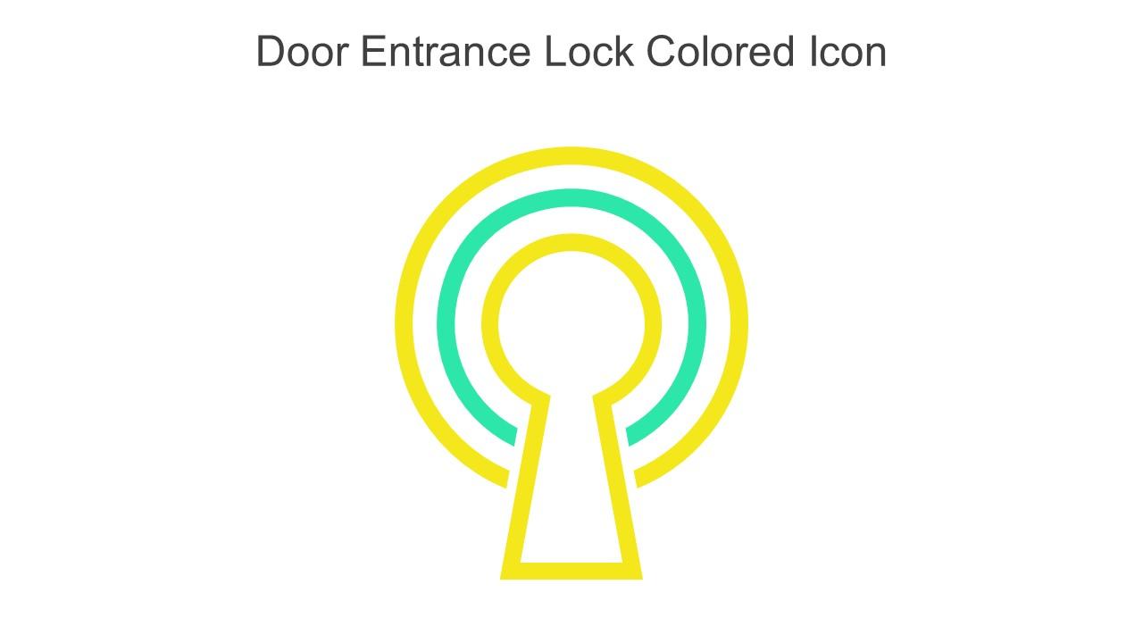 Door Entrance Lock Colored Icon In Powerpoint Pptx Png And Editable Eps Format Slide01