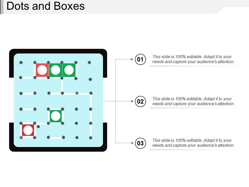 Dots And Boxes PowerPoint Slide Images PPT Design Templates