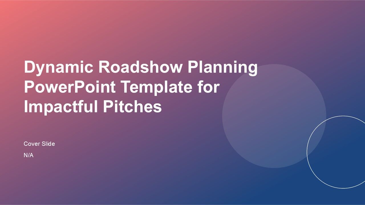 Dynamic Roadshow Planning PowerPoint Template For Impactful Pitches PPT H