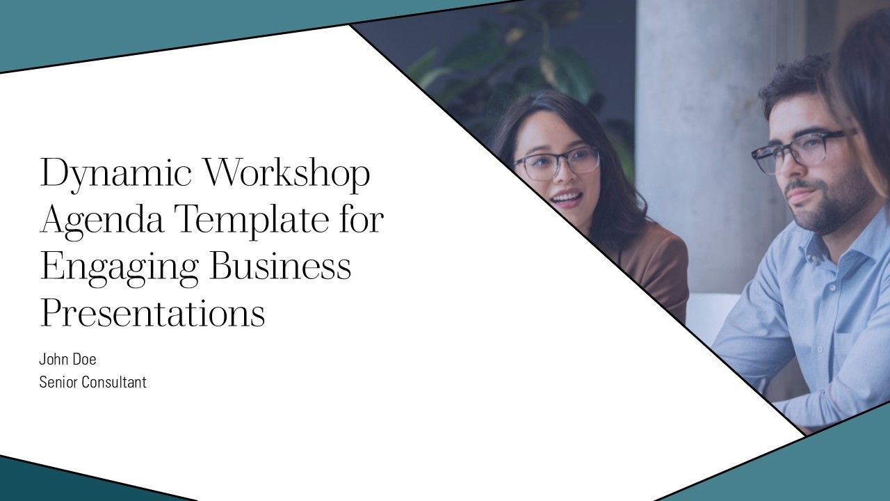 Dynamic Workshop Agenda Template For Engaging Business Presentations PPT H