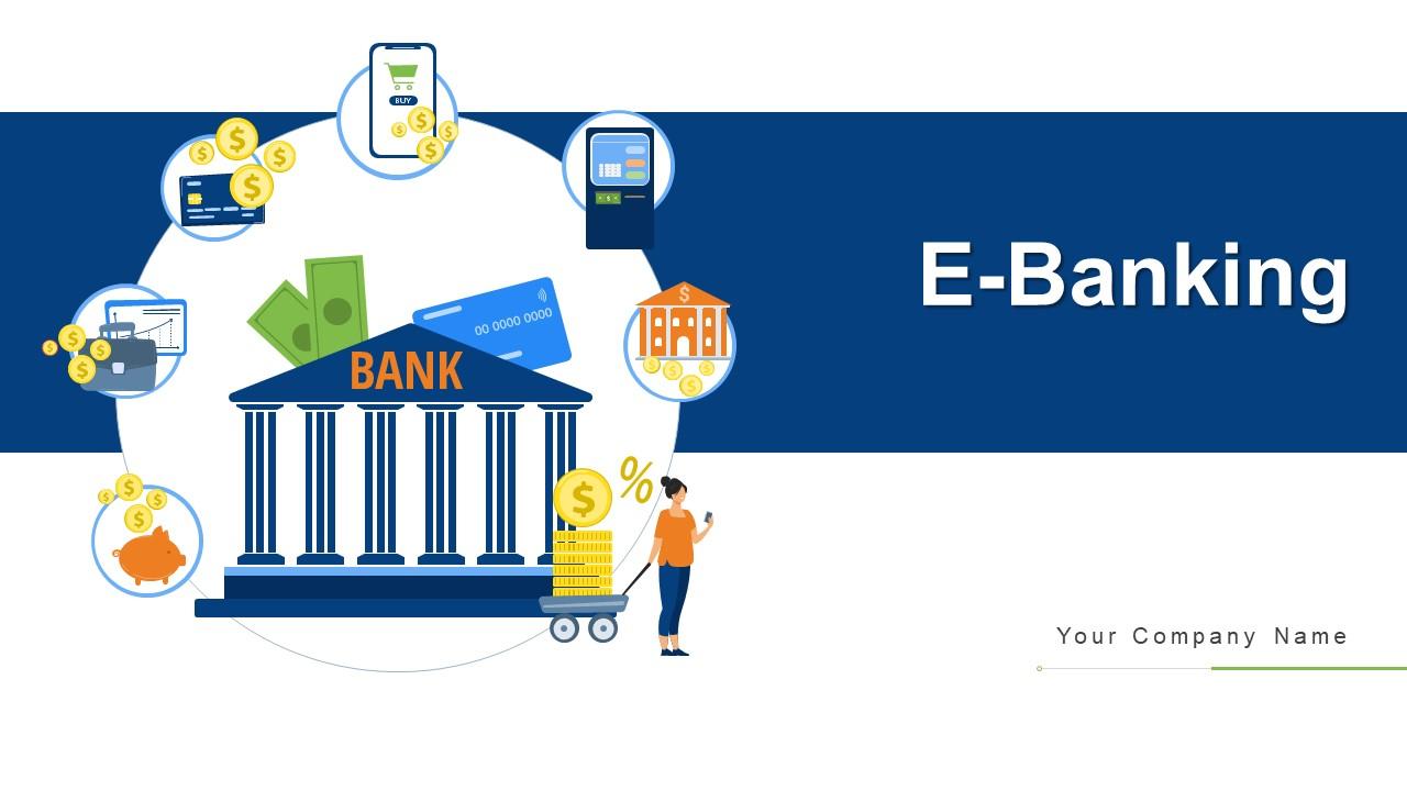 E banking powerpoint ppt template bundles Slide01