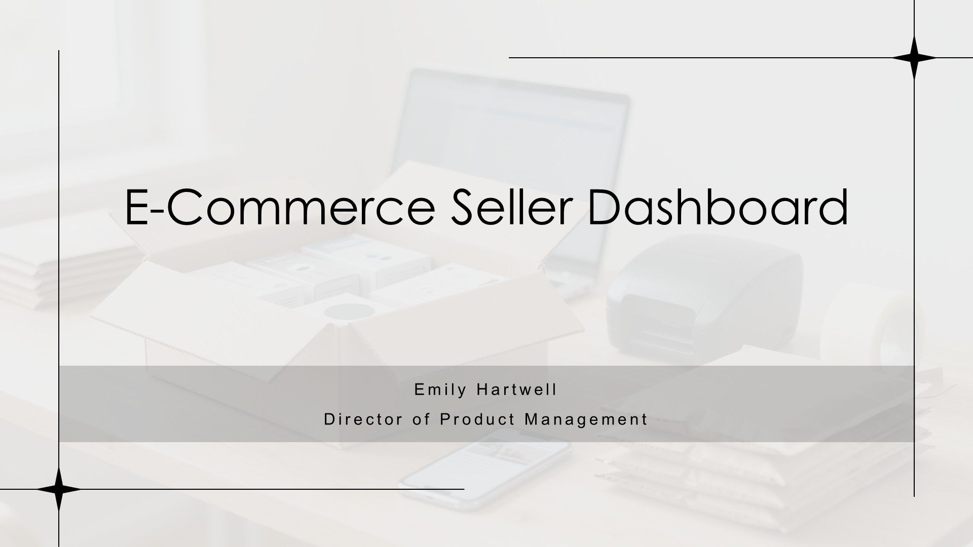 E Commerce Seller Dashboard PPT Summary VA E Commerce Seller Dashboard PPT Summary VA