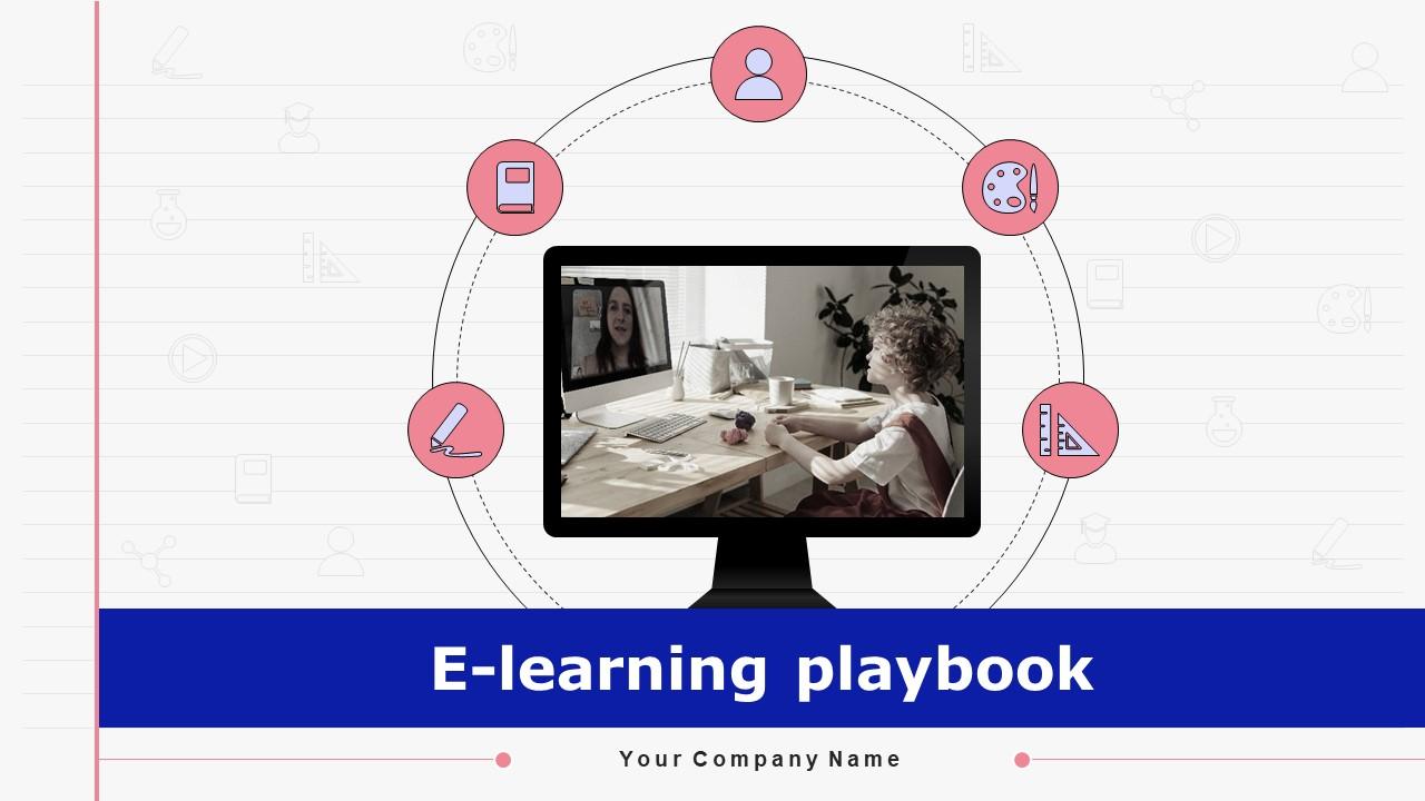 E Learning Playbook Powerpoint Presentation Slides Slide01