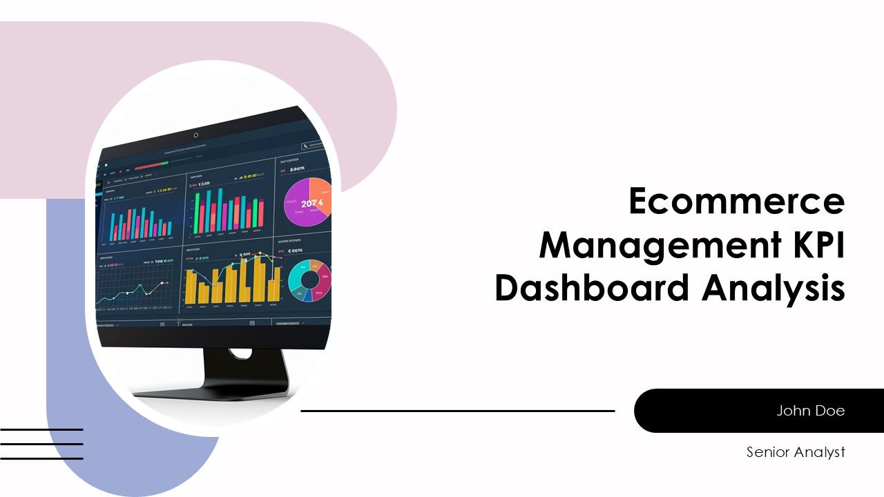 Ecommerce Management KPI Dashboard Analysis PPT Mockup AT Ecommerce Management KPI Dashboard Analysis PPT Mockup AT