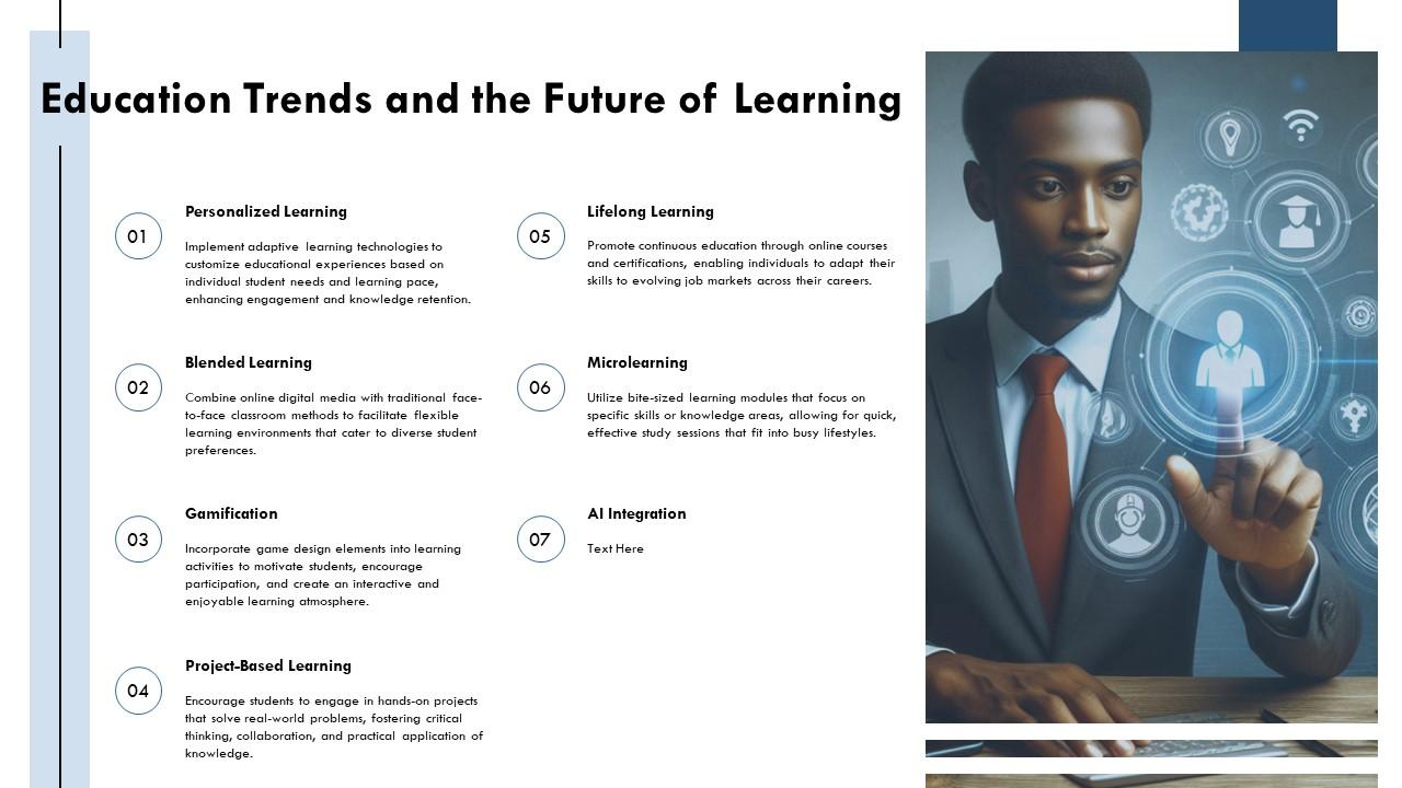 Education Trends And The Future Of Learning Futurology PPT Sample ST AI ...