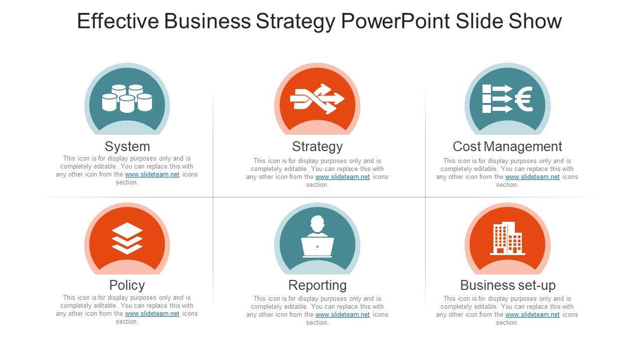 Effective business strategy powerpoint slide show