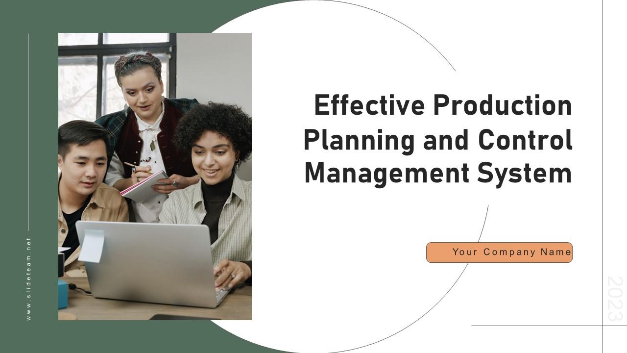 Effective Production Planning And Control Management System MKT CD Slide01