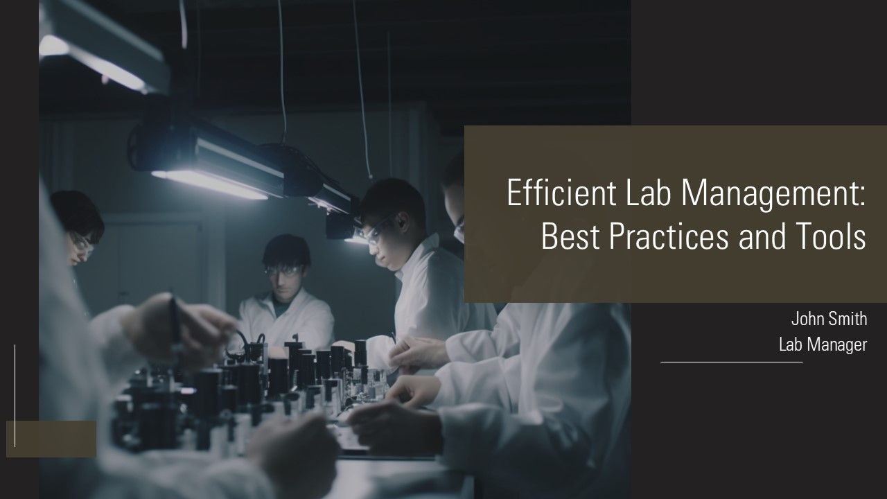 Efficient Lab Management Best Practices And Tools PPT Example AT Efficient Lab Management Best Practices And Tools PPT Example AT