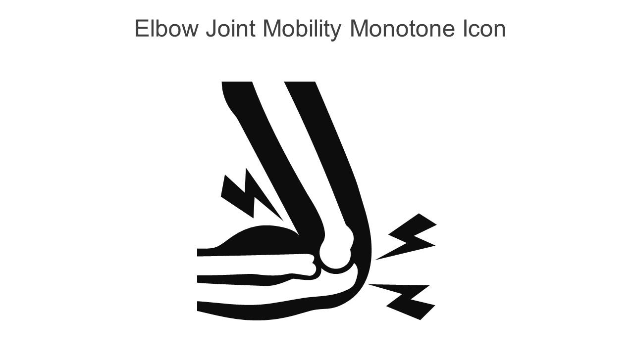 Elbow Joint Mobility Monotone Icon In Powerpoint Pptx Png And Editable ...