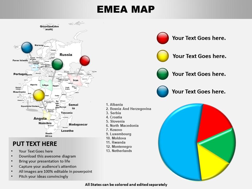 Top 10 World Map Emea Powerpoint Presentation Templates In 2026 | Teachpic