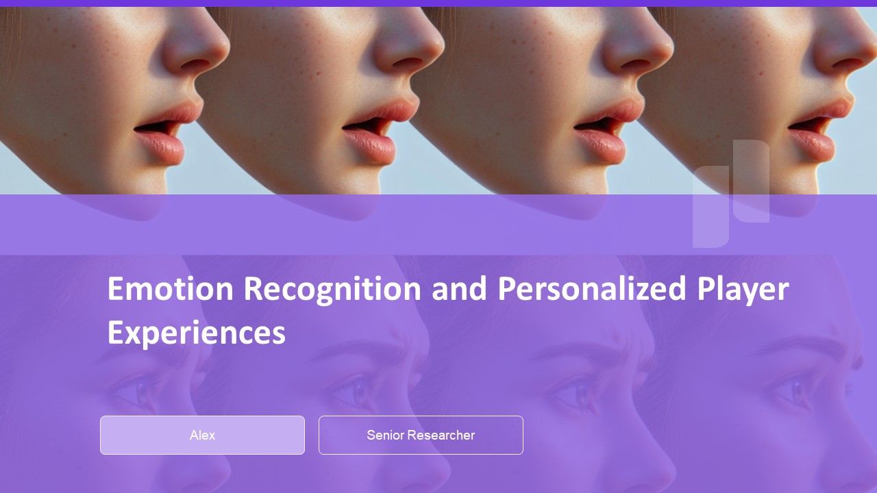Emotion Recognition And Personalized Player Experiences PPT Summary AT