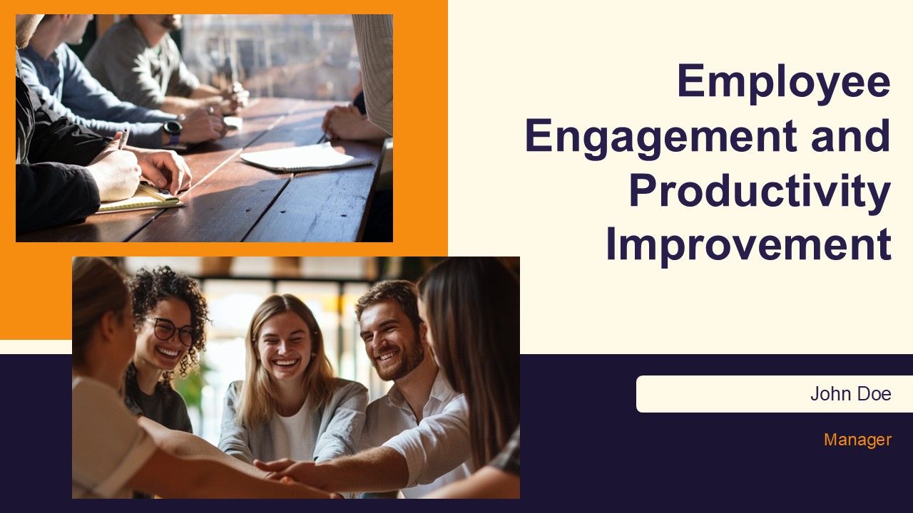Employee Engagement And Productivity Improvement PPT Mockup AT Employee Engagement And Productivity Improvement PPT Mockup AT