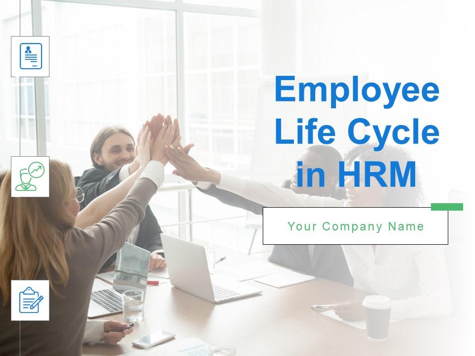 Employee Life Cycle In Hrm Powerpoint Presentation Slides Slide01