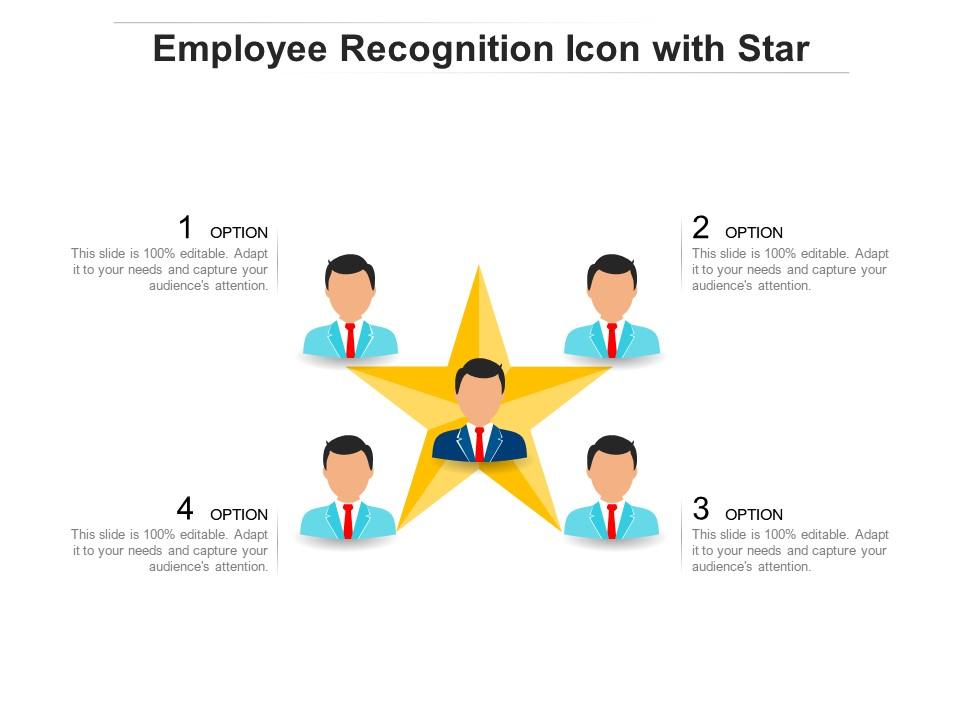 Employee Recognition Icon With Star