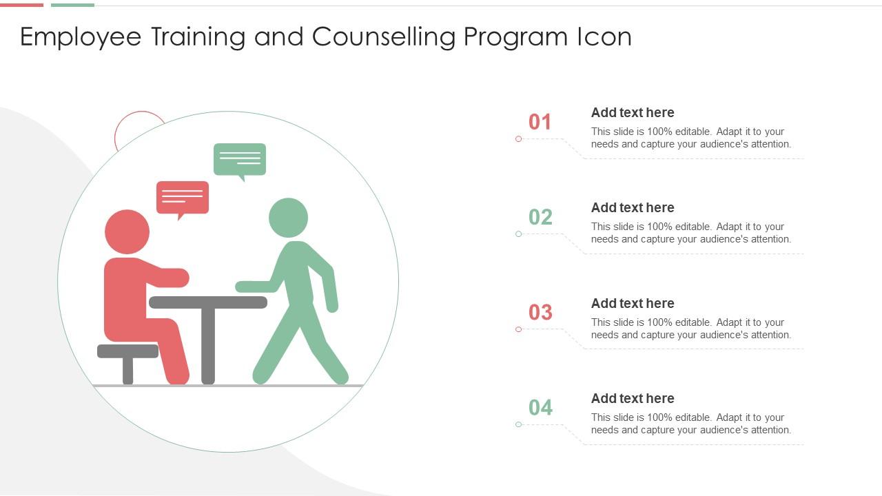 Employee Training And Counselling Program Icon Slide01