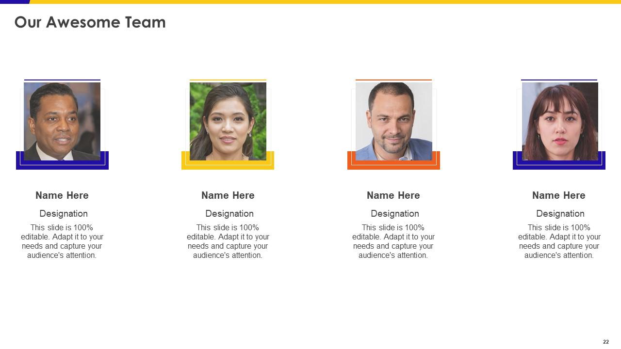 Diapositives de présentation Powerpoint du tableau de bord prospectif