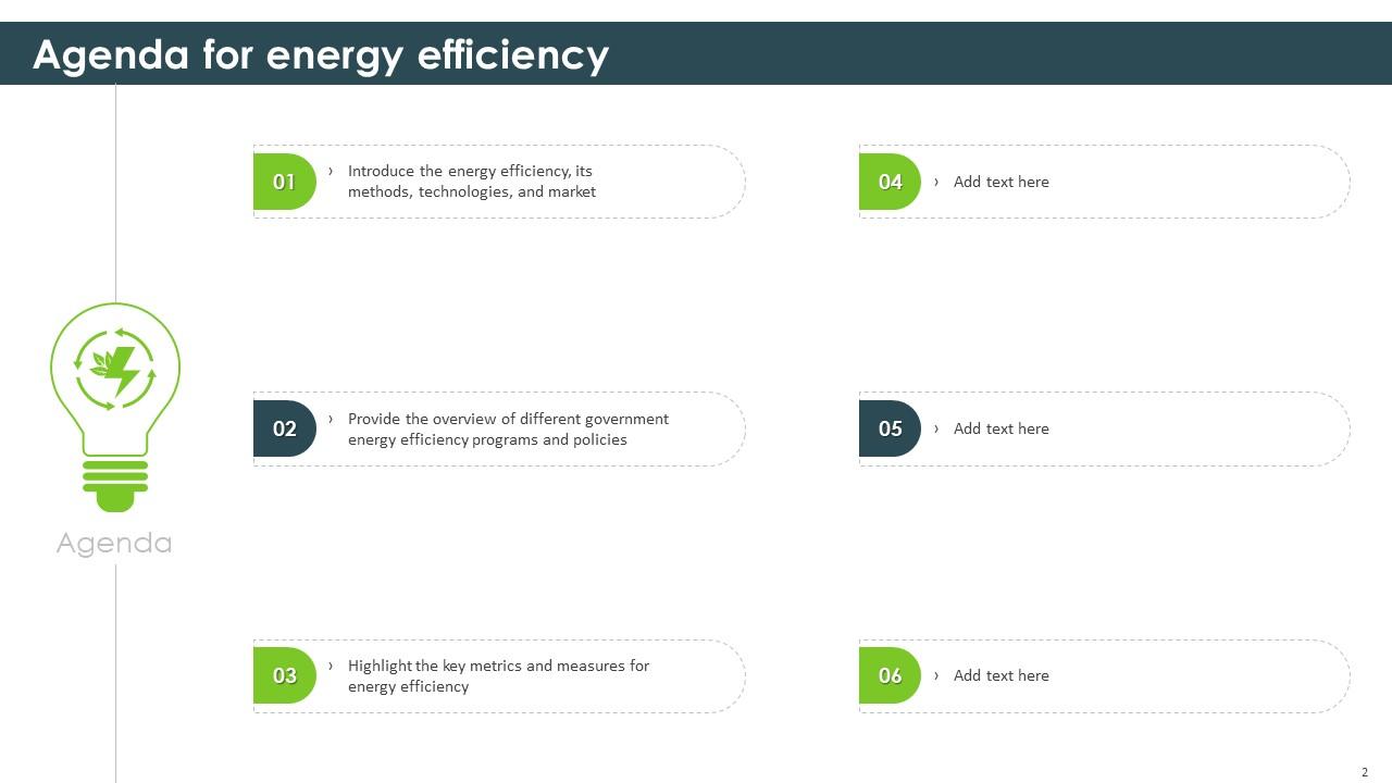 Energy Efficiency Powerpoint Presentation Slides PPT Example