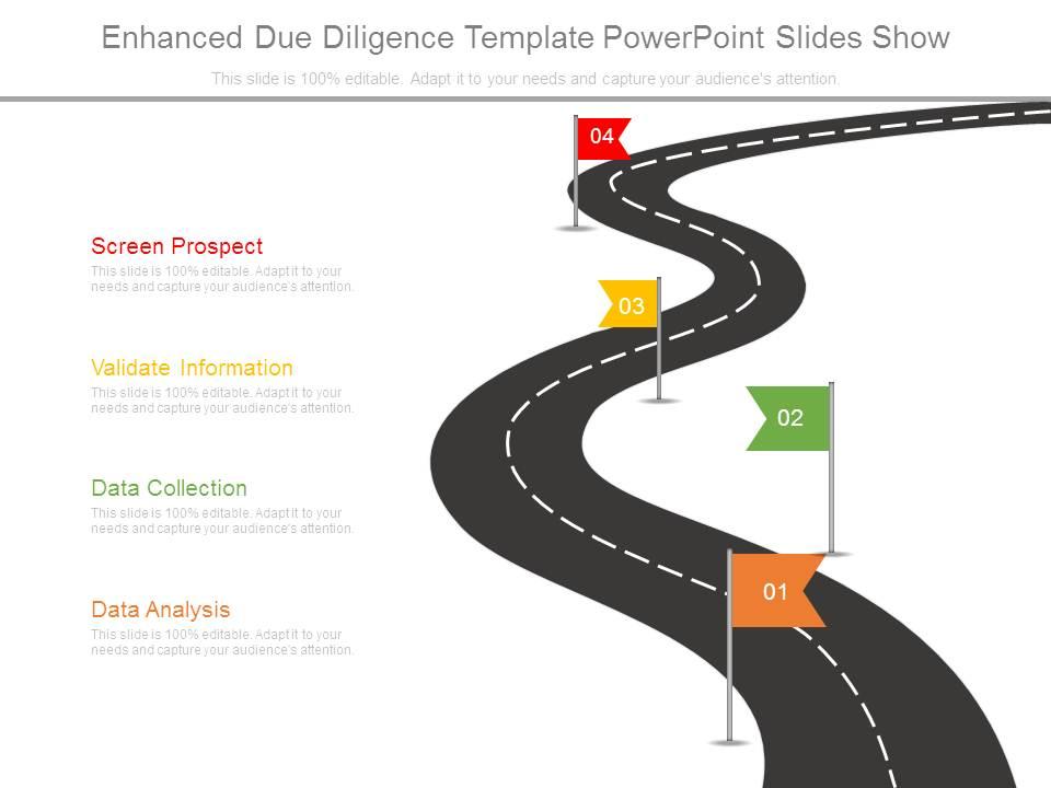 Enhanced due diligence template powerpoint slides show Slide01