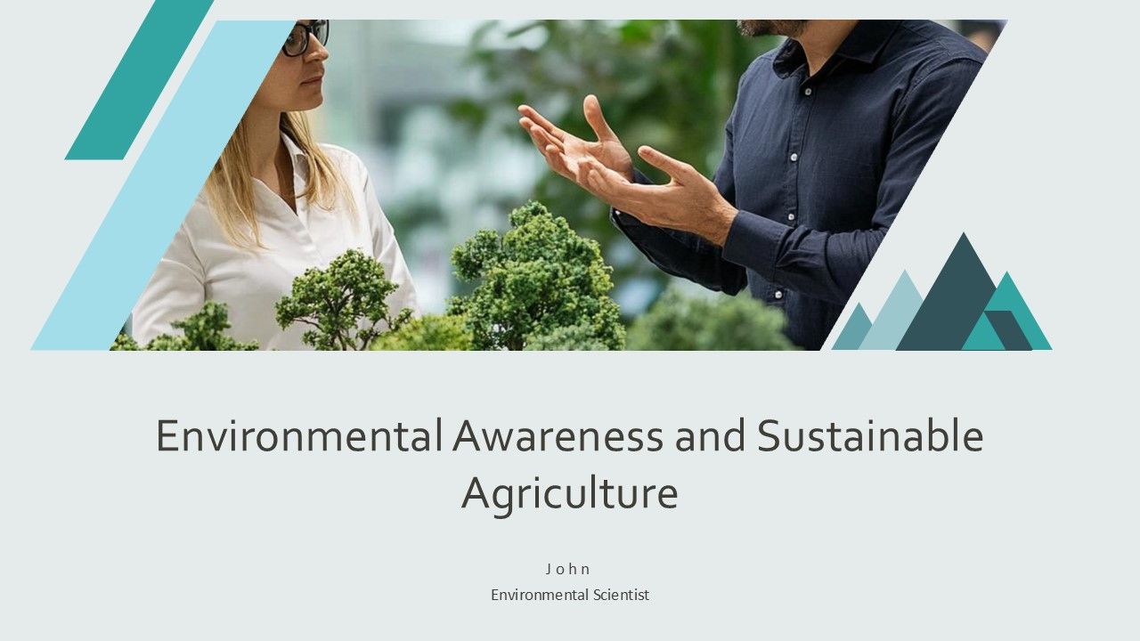 Environmental Awareness And Sustainable Agriculture PPT Slides AT Environmental Awareness And Sustainable Agriculture PPT Slides AT