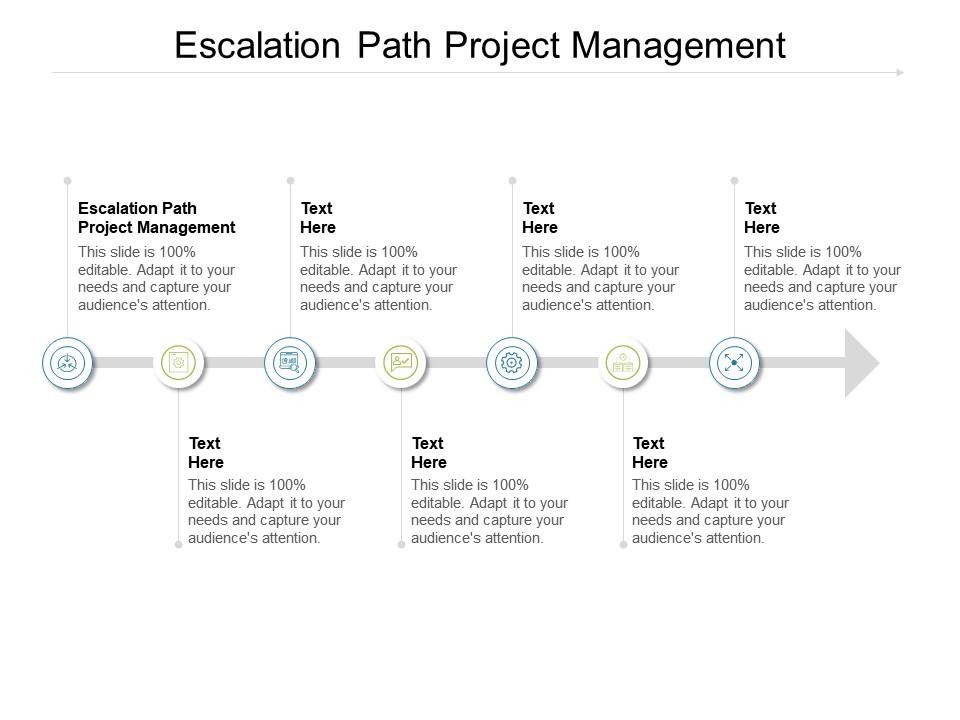 Escalation path project management ppt powerpoint presentation outline sample cpb