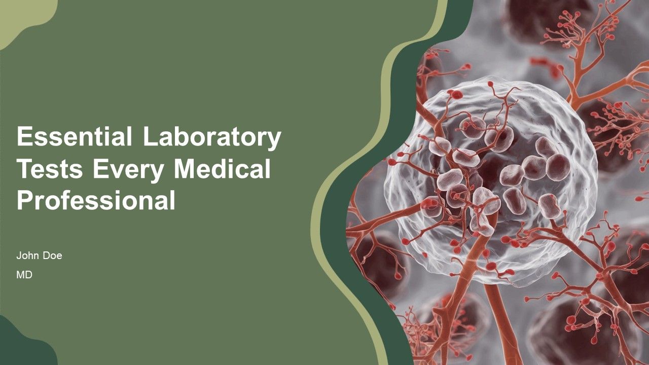 Essential Laboratory Tests Every Medical Professional PPT Slides AT Essential Laboratory Tests Every Medical Professional PPT Slides AT