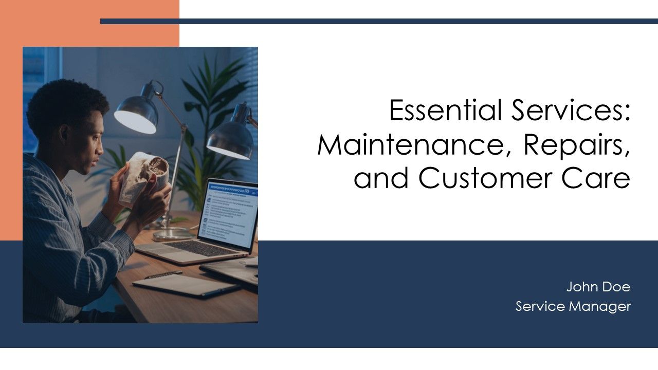 Essential Services Maintenance Repairs And Customer Care PPT PowerPoint AT Essential Services Maintenance Repairs And Customer Care PPT PowerPoint AT