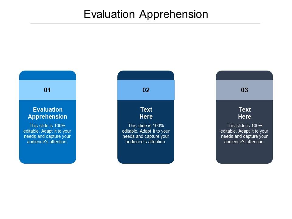 evaluation apprehension model