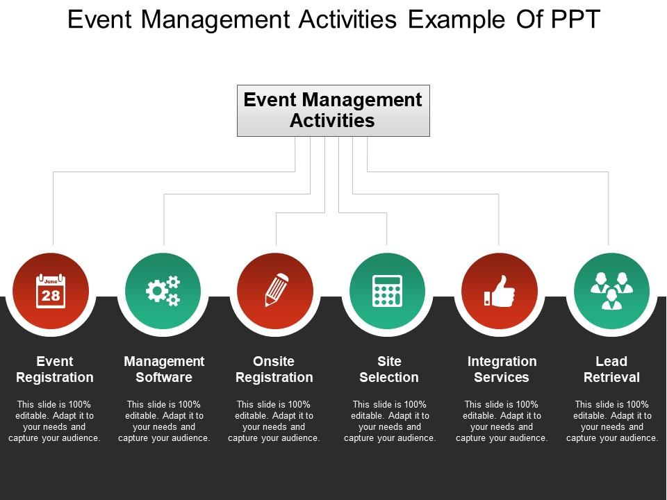Event Management Activities Example Of Ppt PowerPoint Presentation